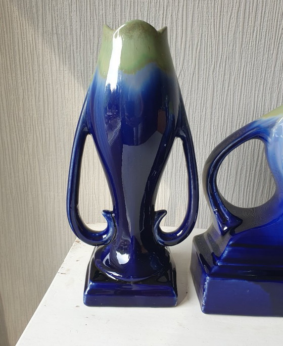 Set da camino Art Déco 3 pezzi Thulin ca. 1930 – Oggetti decorativi, Ceramica (photo 2 of 11)