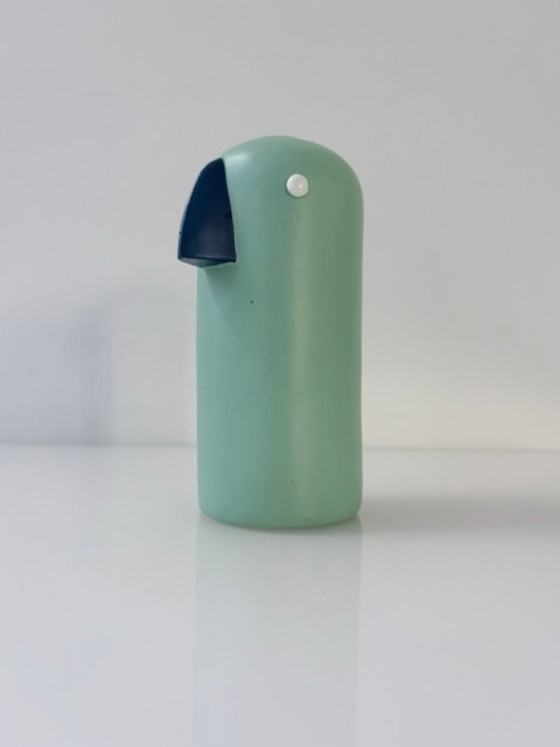 Mintgroen vogelbeeldje Scandinavisch minimalistisch design – Decoratieve objecten, Wood (photo 2 of 11)