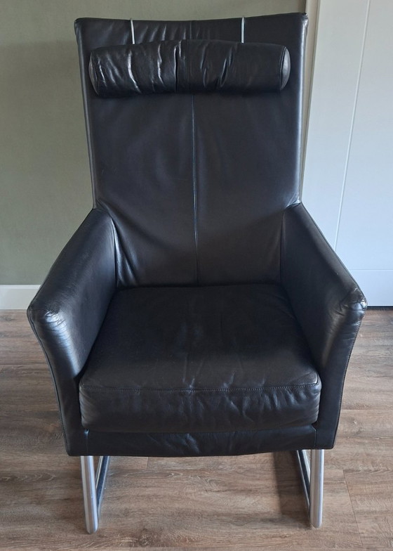 Montis Fauteuil Madonna. Designed By Gerad Van Den Berg. Dutch Design – Leather, Metal (photo 9 of 11)