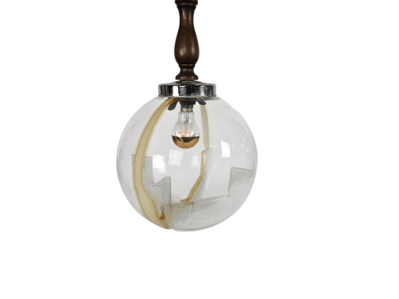 Image 1 of Murano - Toni Zuccheri - Suspension XL - soufflée à la bouche - années 70