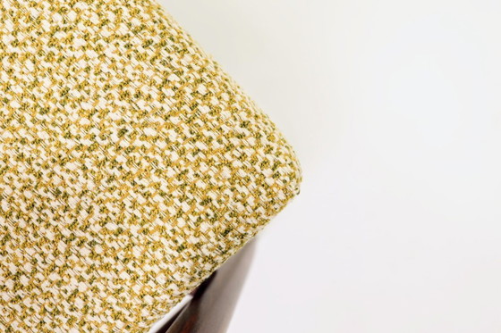 Image 1 of Fauteuil vintage vert mélange bouclé 1970 mid century modern design