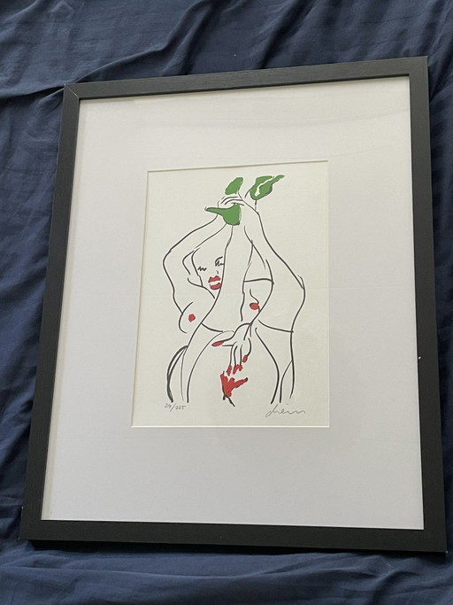 Peter Diem (1945)  - Wulpse vrouw – lithos zeefdrukken, Plexiglass (photo 2 of 5)