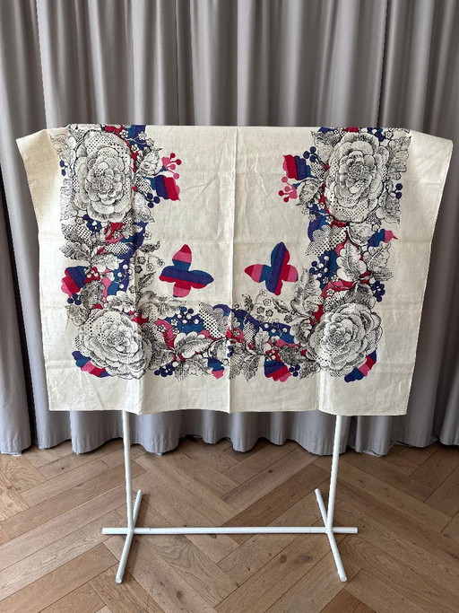 Vintage polnisches Deadstock Leinen Textil – Krosnolen – 1970er Jahre