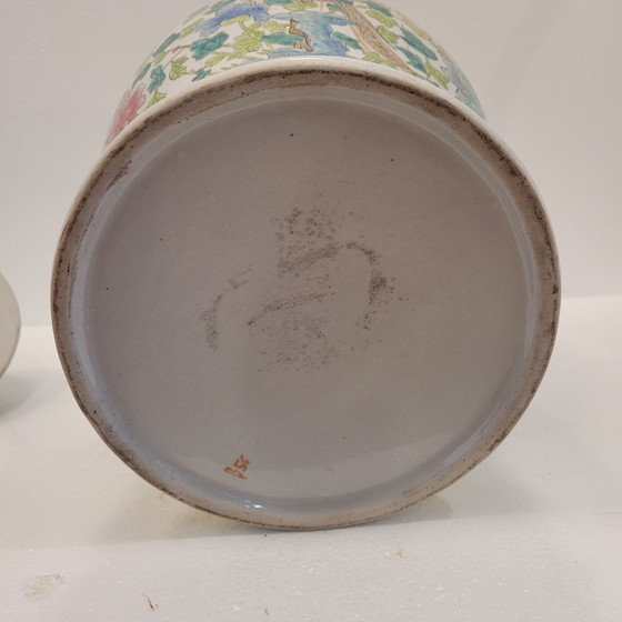 Image 1 of Jarrón Tibor Familia Rosa, Porcelana China, Guangxu, Fin. Xix – Pp. S. Xx. - China