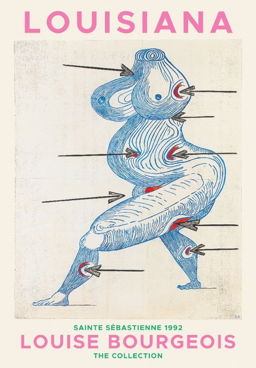 Saint-Sébastienne 1992 - Louise Bourgeois - Affiche 70 × 100 cm