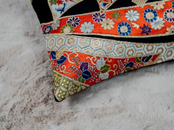 Image 1 of The Noir Noshi Ceremonial Lumbar Pillow