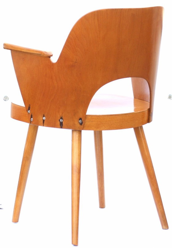 Vintage armchair 1515 by O. Haedtl – Ton, Wood (photo 2 of 5)