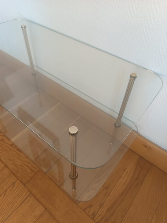 Brass and glass coffee table, Jansen style, circa 1960 (photo 8 of 10)