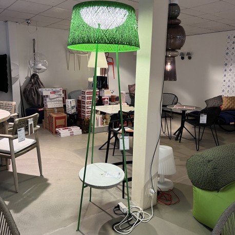 Lampada da terra (per esterni) Vibia Wind verde – tuinaccessoires, Modern