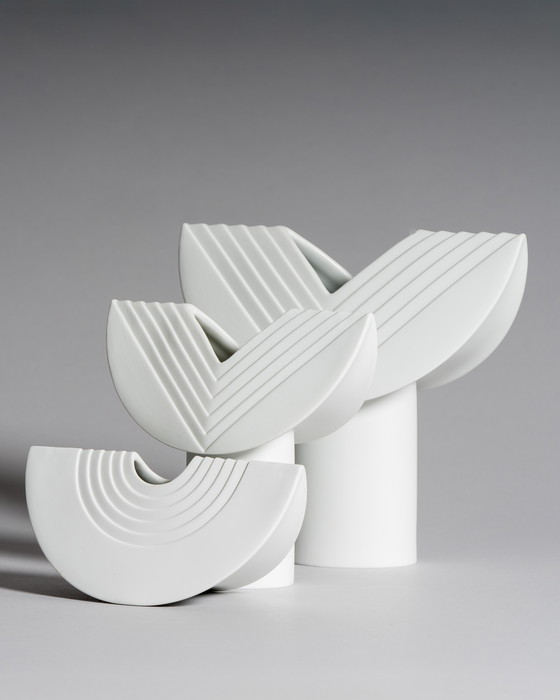 Image 1 of Ambrogio Pozzi for Rosenthal – Totem Vase Trio, Studio-Line, 1984