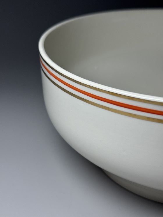 Image 1 of Boch Frères, Art Deco – Große Servierschüssel & Soßenschüssel (1940er Jahre)