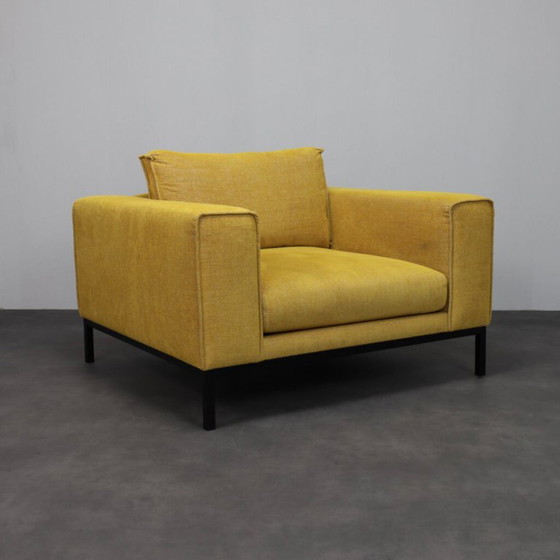 Prachtige set handmade oker/geel loveseats fauteuils – Cotton (photo 3 of 6)