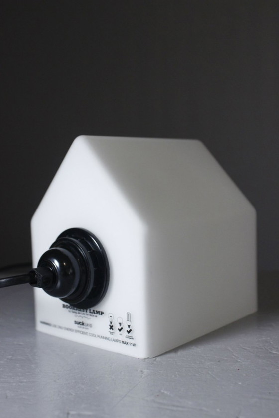 Image 1 of Opaline table lamp with book rest, designed by Sang Jin Lee for Suck UK