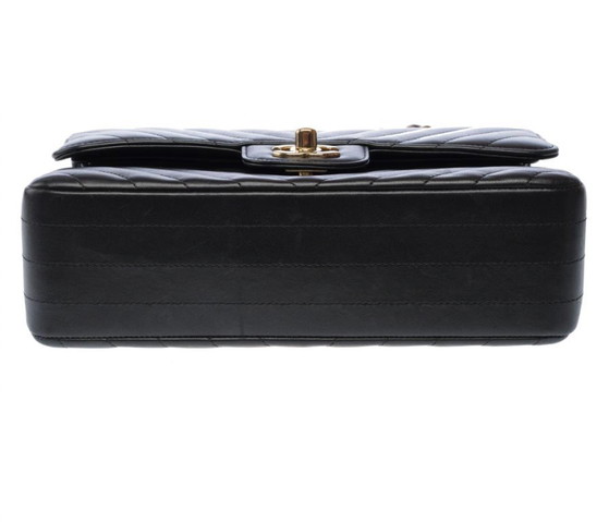 Image 1 of Borsa CHANEL Timeless/Classique en Cuir Noir - 103317