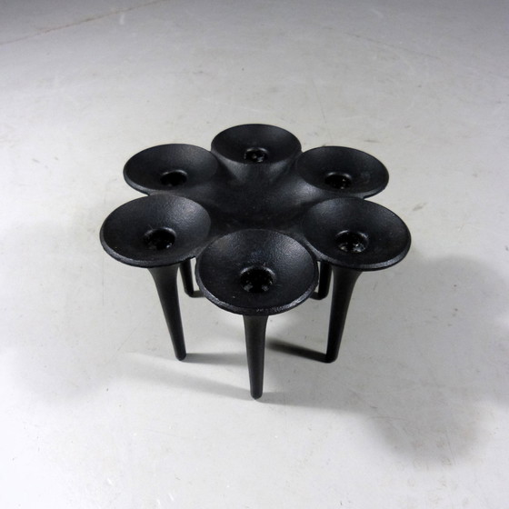 Image 1 of Christel & Christer Holmgren Cast Iron Candle Holder