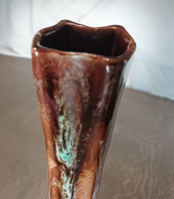 Image 1 of Jarrón de cerámica esmaltada - estilo Vallauris, años 50-70