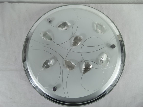 Image 1 of Lampada da soffitto in vetro 33cm attacco 2 x E27