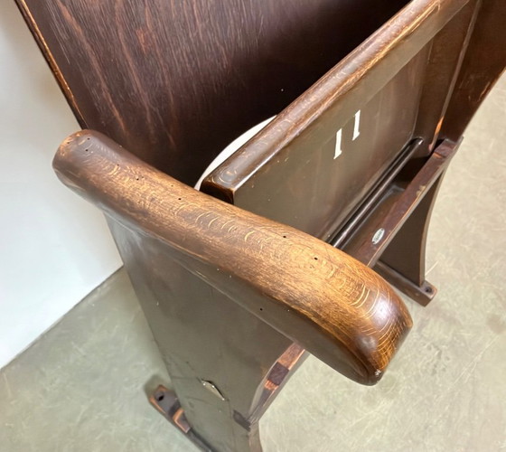Vintage Cinema or Theatre Seat from Thonet, 1950s – Folding chairs, Wood (photo 7 of 21)