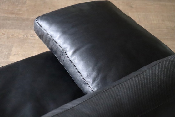 Divano tre posti Diesis in pelle nera di Antonio Citterio per B&B Italia, anni '70 – Divani 3 posti, Leather (photo 9 of 16)