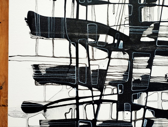 Natia Antadze Abstracte Compositie XXL – Schilderijen & Tekeningen, Canvas (photo 7 of 15)