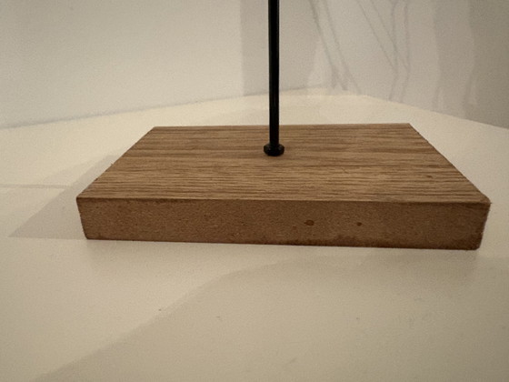 Image 1 of Kolibri, moderne Linienskulptur aus schwarzem Metall