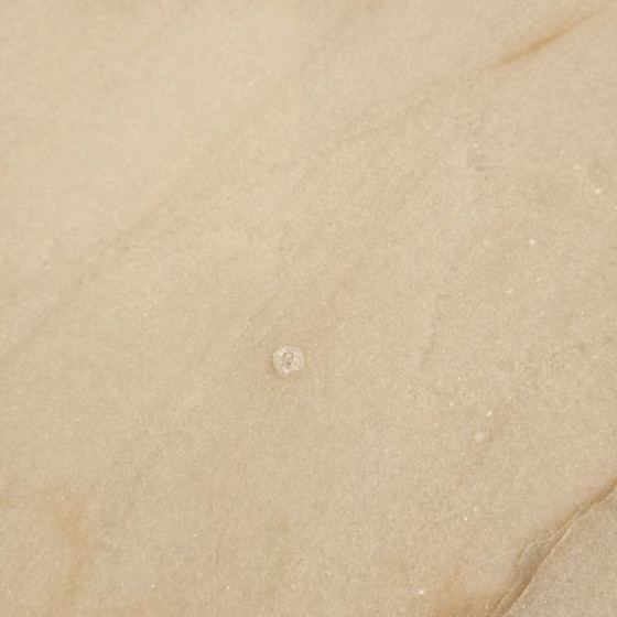 Image 1 of Tavolino da caffè vintage francese in marmo e ottone - Tavolo da cocktail - Tavolo da salotto - Stile Regency - Anni '70