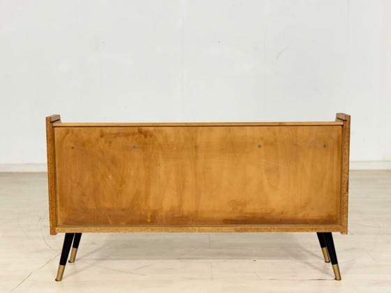 Image 1 of Mid-century lowboard, ladekast, woonkamerkast, vintage kast