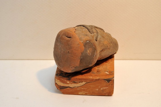 Scultura di testa, Sculture, Ceramica, Legno, Marrone, Anders (foto 5 di 7)