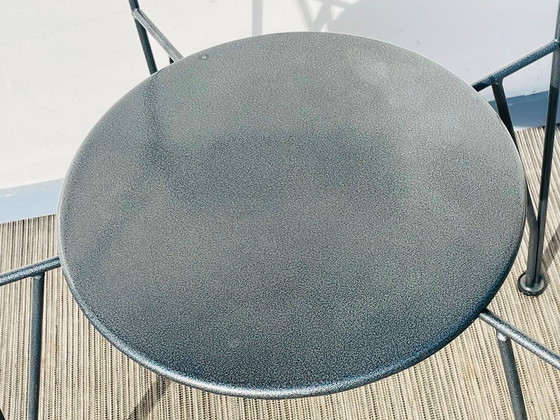 Image 1 of Pair of 'Lune d'Argent' chairs by Pascal Mourgue for Fermob. Vintage 80s