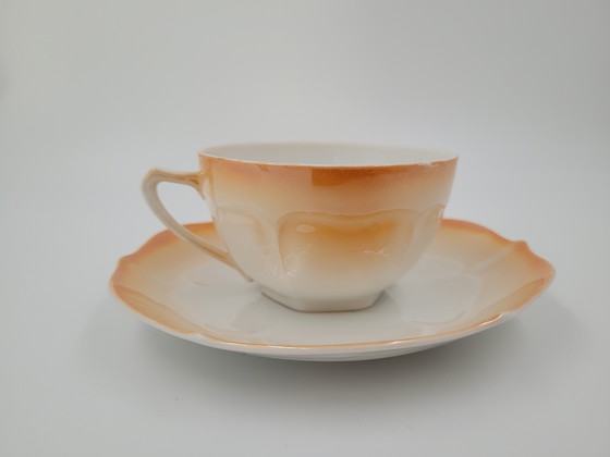 Image 1 of Tasse et soucoupe vintage. Ensemble de 4. État neuf.