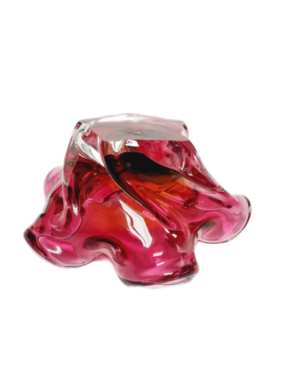 Bol décoratif de J. Hospodka pour la verrerie Chribska, Tchécoslovaquie, années 1960 – Chribska Glassworks (photo 5 of 8)