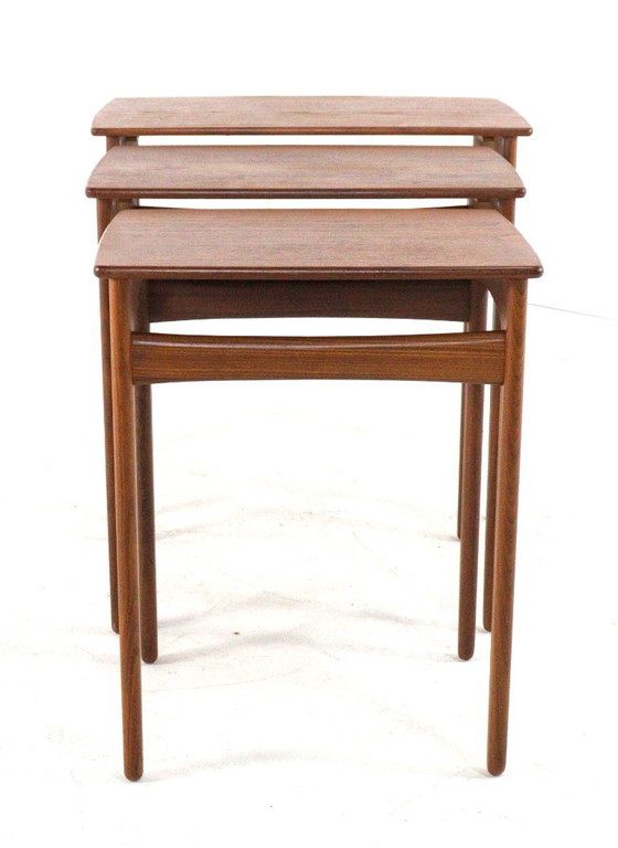 Svend Åge Madsen Nesting Tables Vintage Deens Teak – Svend Age Madsen, Bijzettafels, Wood (photo 17 of 22)