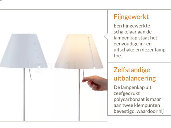 Image 1 of Designlamp Costanzia van Paolo Rizzatto in perfecte staat.