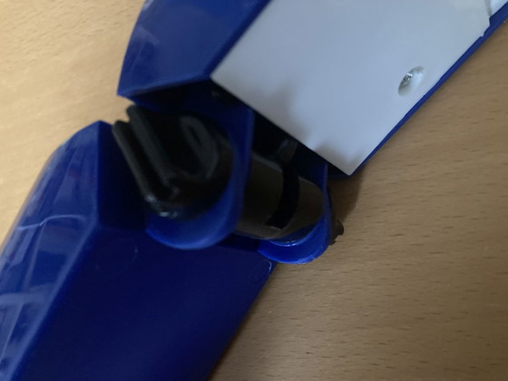 Image 1 of 2x Space Age Z-vouwbare wandlamp in monochroom blauw ontwerp gebaseerd op Manon