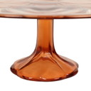 Pink Orange Art Deco Cake Plate