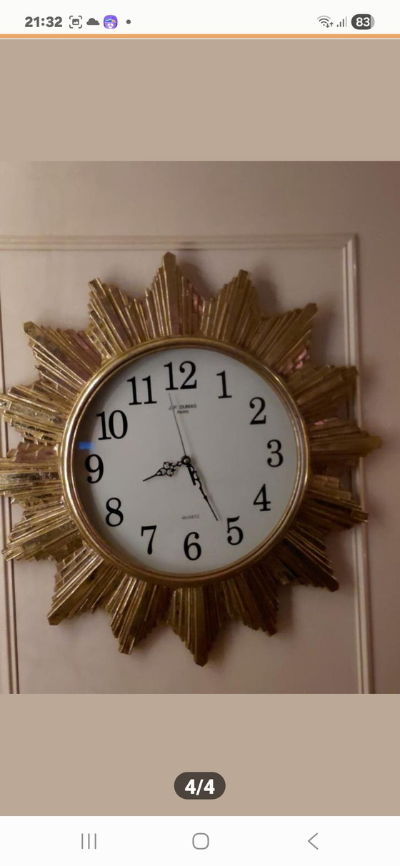 Image 1 of Sole di un orologio analogico italiano dorato