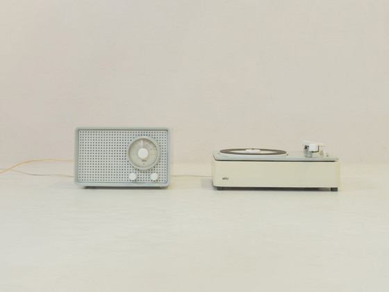 Image 1 of BRAUN Radio SK 25 & record player PCS 4 