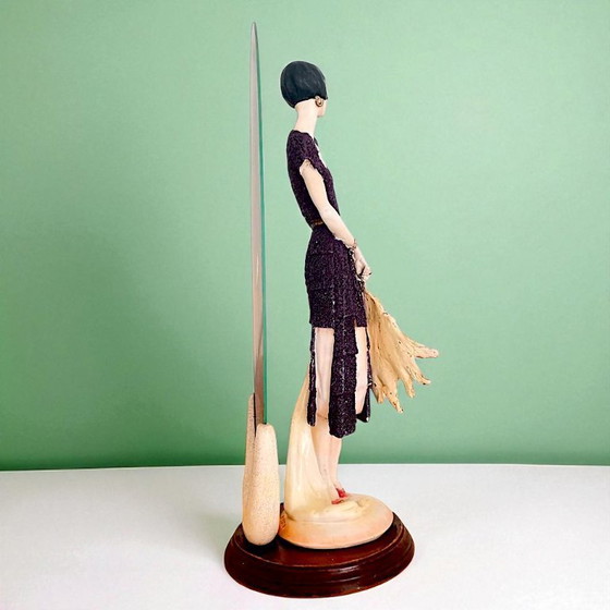 Image 1 of Art Deco mirror in style of Giuseppe Armani