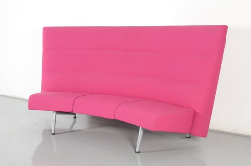 Foersom & Hiort Lorenzen Sofa, Lila – banken, Metal, Textile