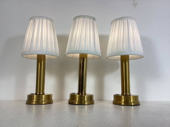 Image 1 of 3 lampes classiques rechargeables sans fil avec commande tactile LED