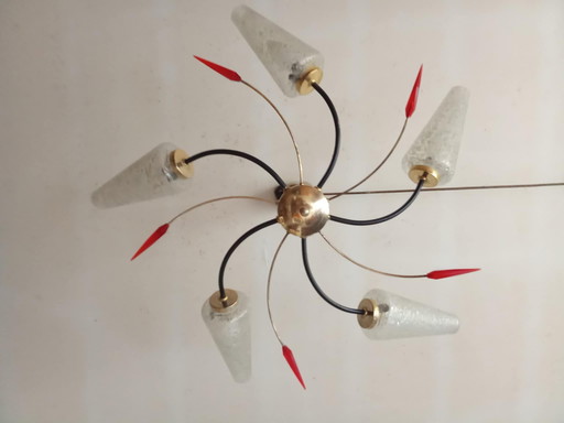Art Deco spider chandelier