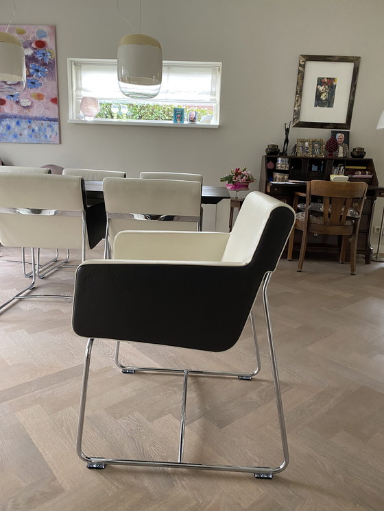 Image 1 of 8 sillas de comedor Leolux