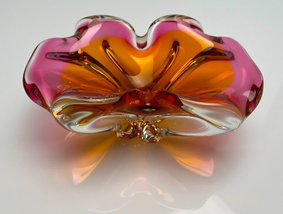 Image 1 of Vetro artistico d'epoca di Josef Hospodka per la vetreria Chribska, 1970er
