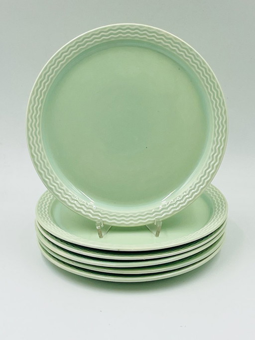 Set mit 6 Villeroy & Boch Ondine Tellern