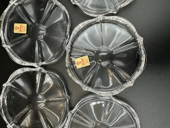 Image 1 of 5 x onderzetters loodkristal Nachtmann 60s