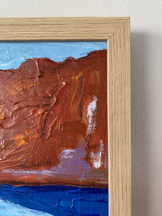 Image 1 of Landscape painting 40x30 cm including frame