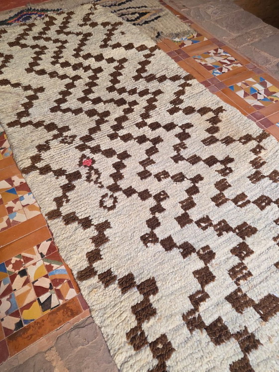 Image 1 of Vintage Beni Ourain rug 194 x 84 cm