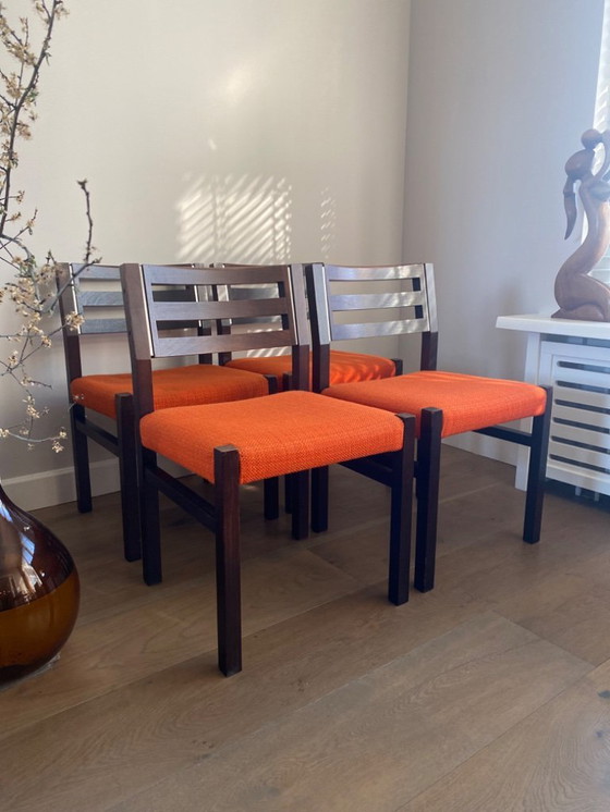 Image 1 of Sedie da pranzo di design vintage di Arnold Merckx - Fristho Franeker