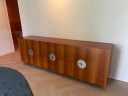 Castelijn Disk Cherry Wood Sideboard with drawers and doors 245x81x48cm