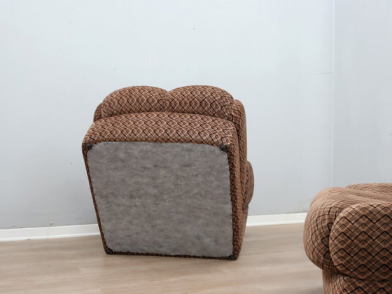 Image 1 of Italian vintage flower inspired design modular sofa, 1970s